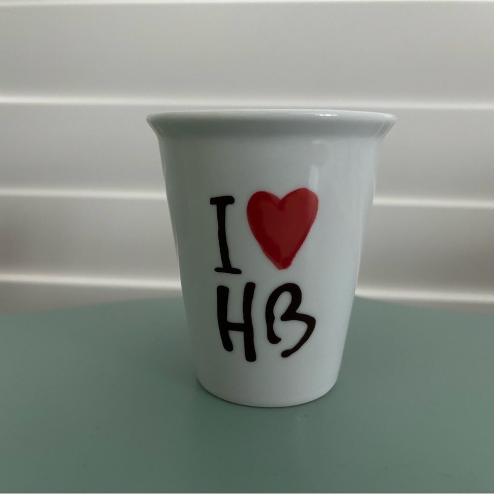Henri Bendel White Ceramic Mug